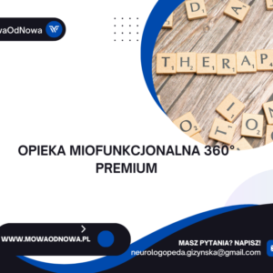 Intensywne prowadzenie terapeutyczne po analizie miofunkcjonalnej (online)-PREMIUM